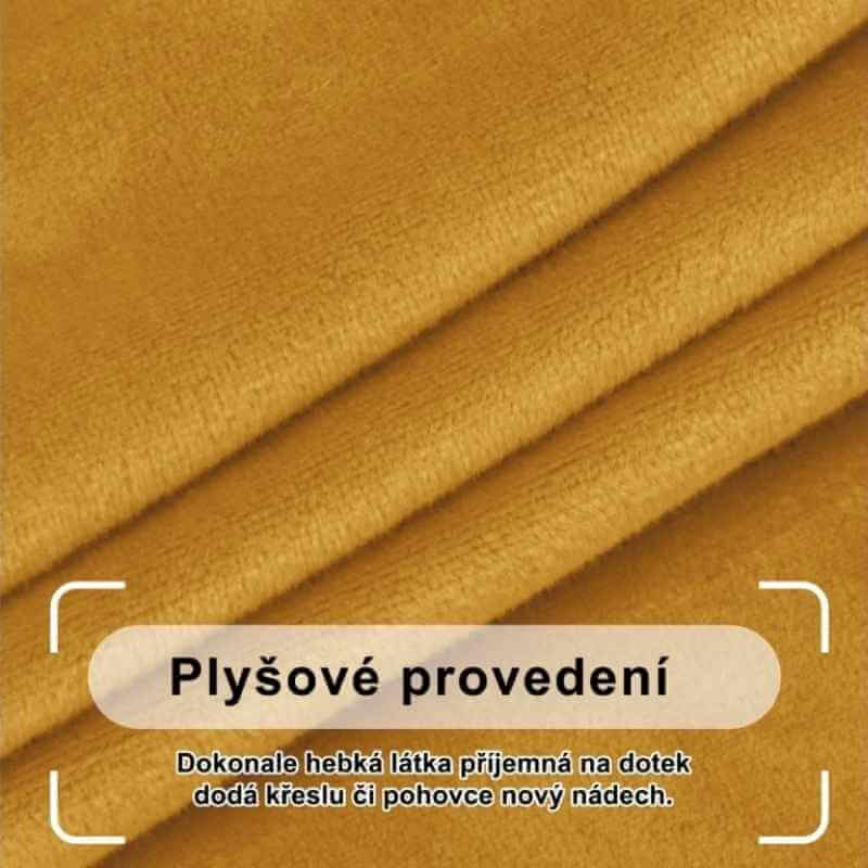 potah na pohovku plyšový